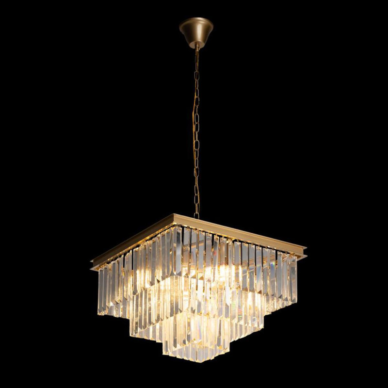 Подвесная люстра Loft IT Prism Clear 10019/500S, золото