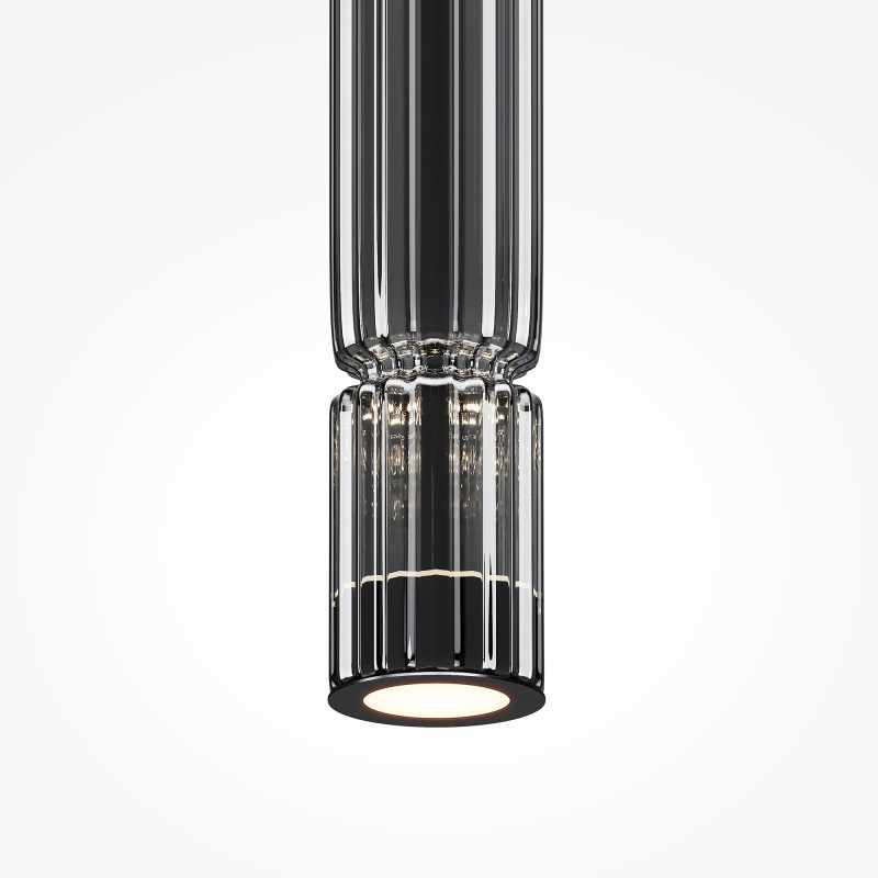 Подвесной светильник 8*8*365 см, LED, 12W, 3000К, Maytoni Ordo MOD272PL-L12B3K1 черный