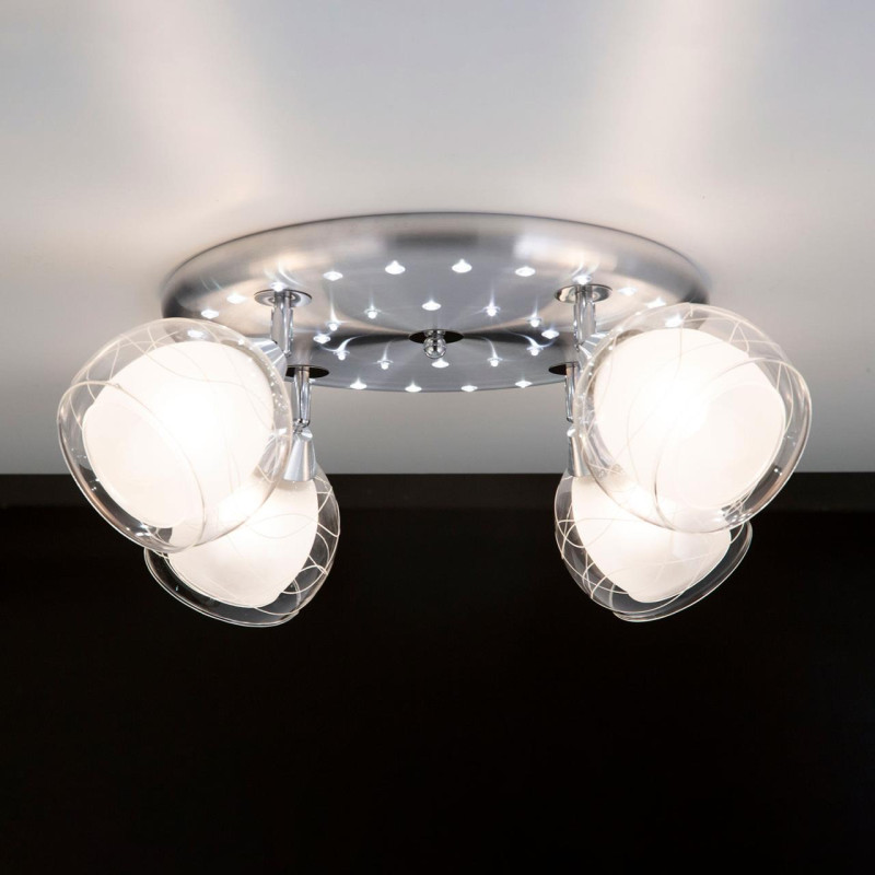 Потолочный светильник Citilux Самба CL158142 хром