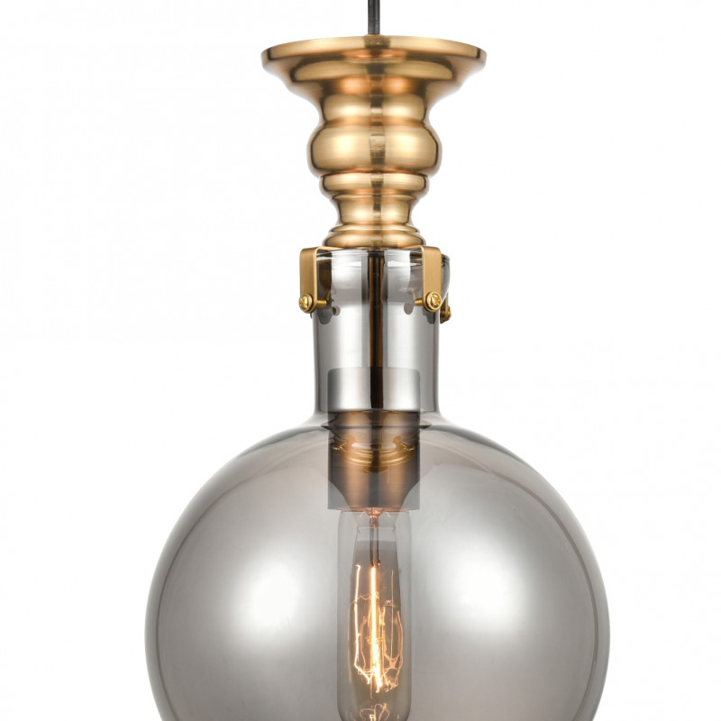 Подвесной светильник  20*120 см, 1*E27 черный, латунь Vele Luce Nova VL5494P31
