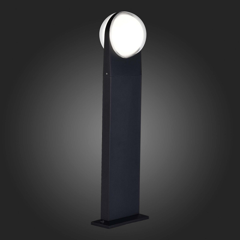 Светильник уличный наземный 13*15 см, 12W 4000K ST LUCE CELESTE SL9510.405.01 Черный