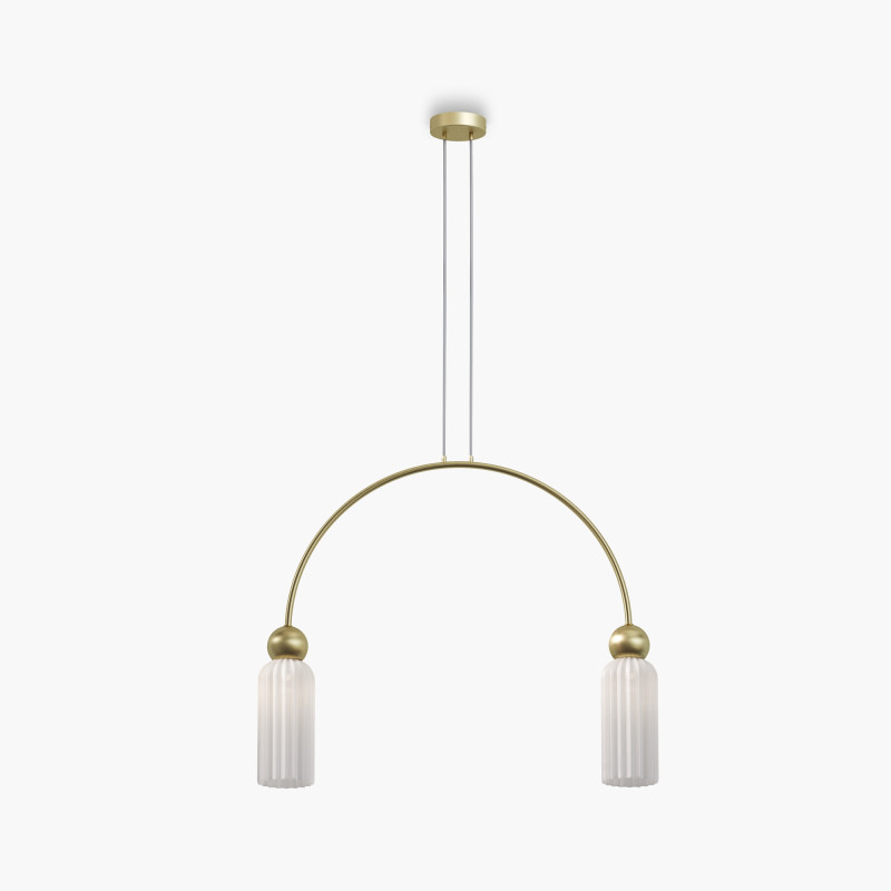 Подвесной светильник 70*10*362,5 см, 2*E14, Maytoni ANTIC MOD302PL-02W золотой