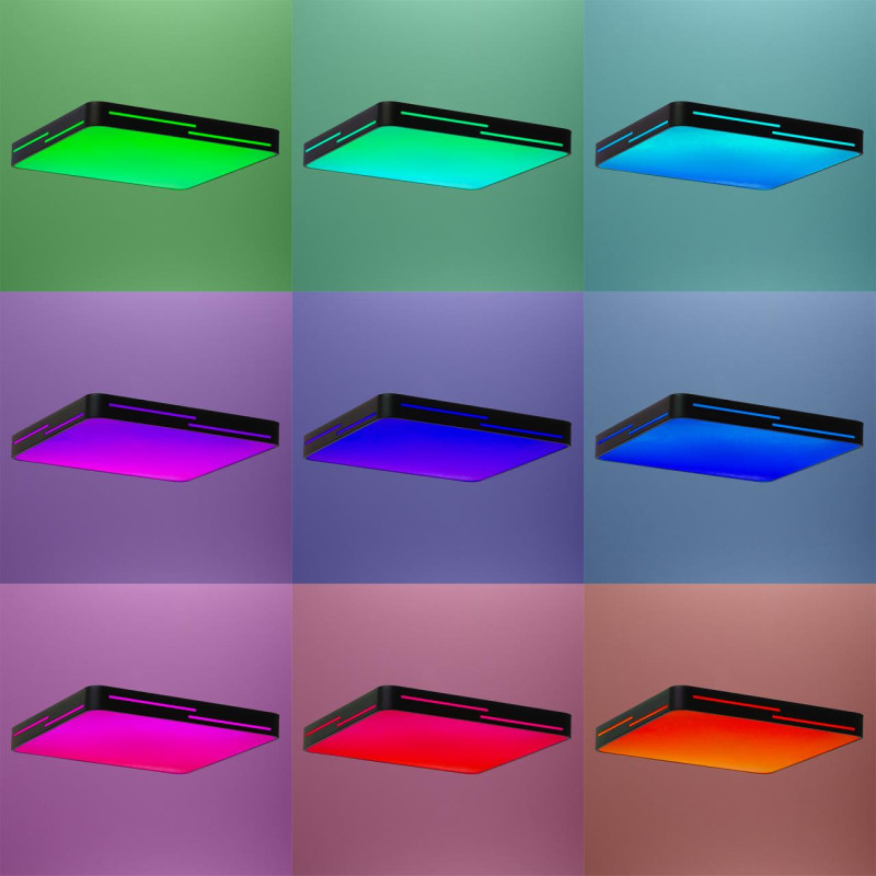 Светильник 50 см, 95W, 3000-5500K Citilux CL724K95GL1 Купер Лайн Черный с RGB