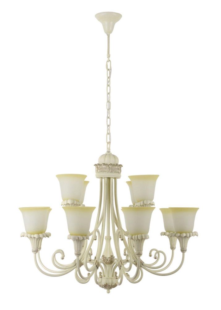 Люстра *90*72 см, 12*E27*60W, Dio D`arte Molfetta Molfetta E 1.1.12 C, Кремовый