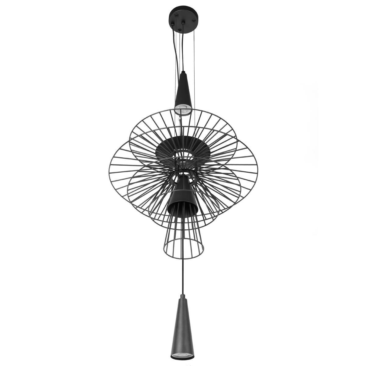 Подвесной светильник 40 см, Loft IT Star 10141/400 Black, черный