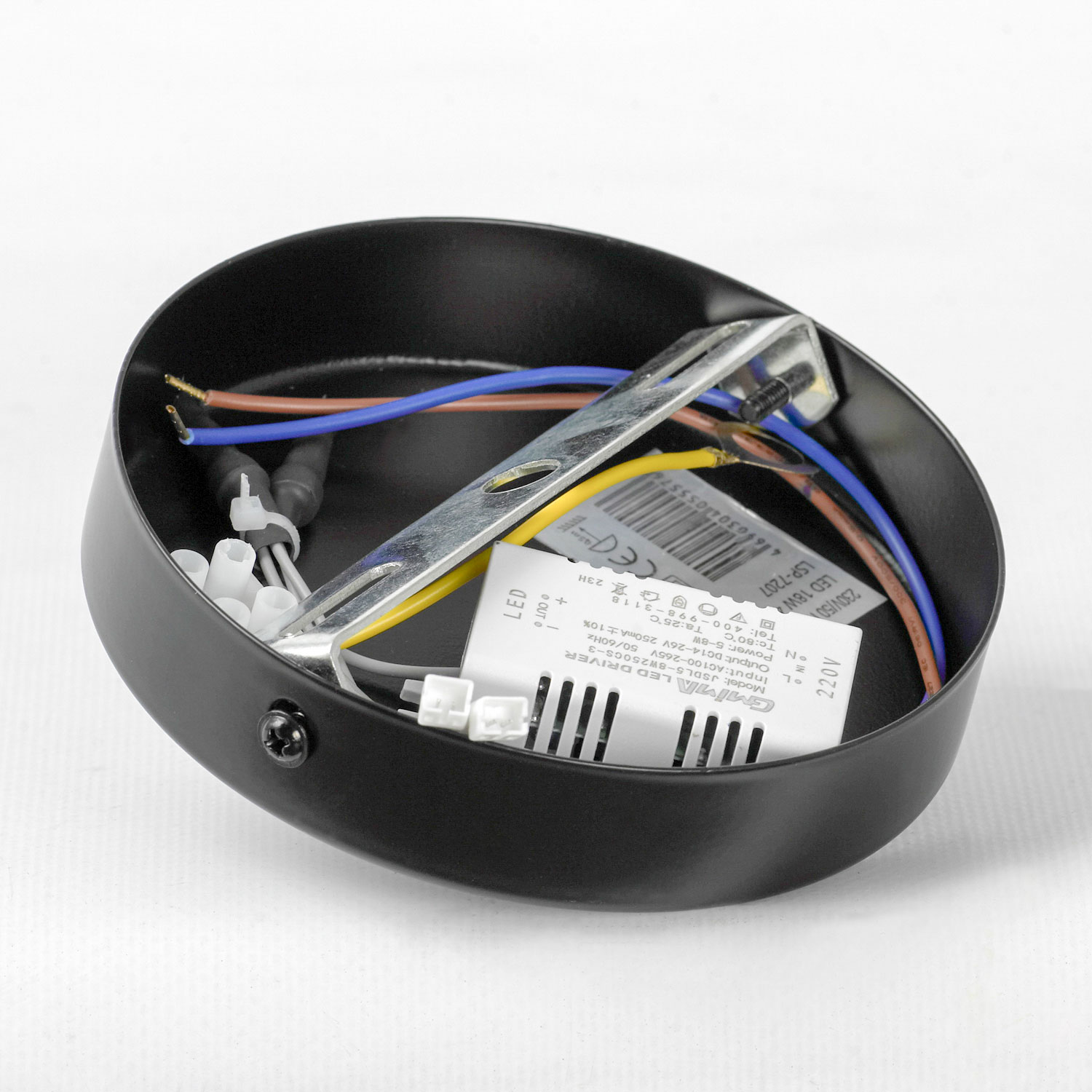 Люстра потолочная 135*15*18/50 см, 2*led*10+8W 4000K Lussole Hart LSP-7207 черный