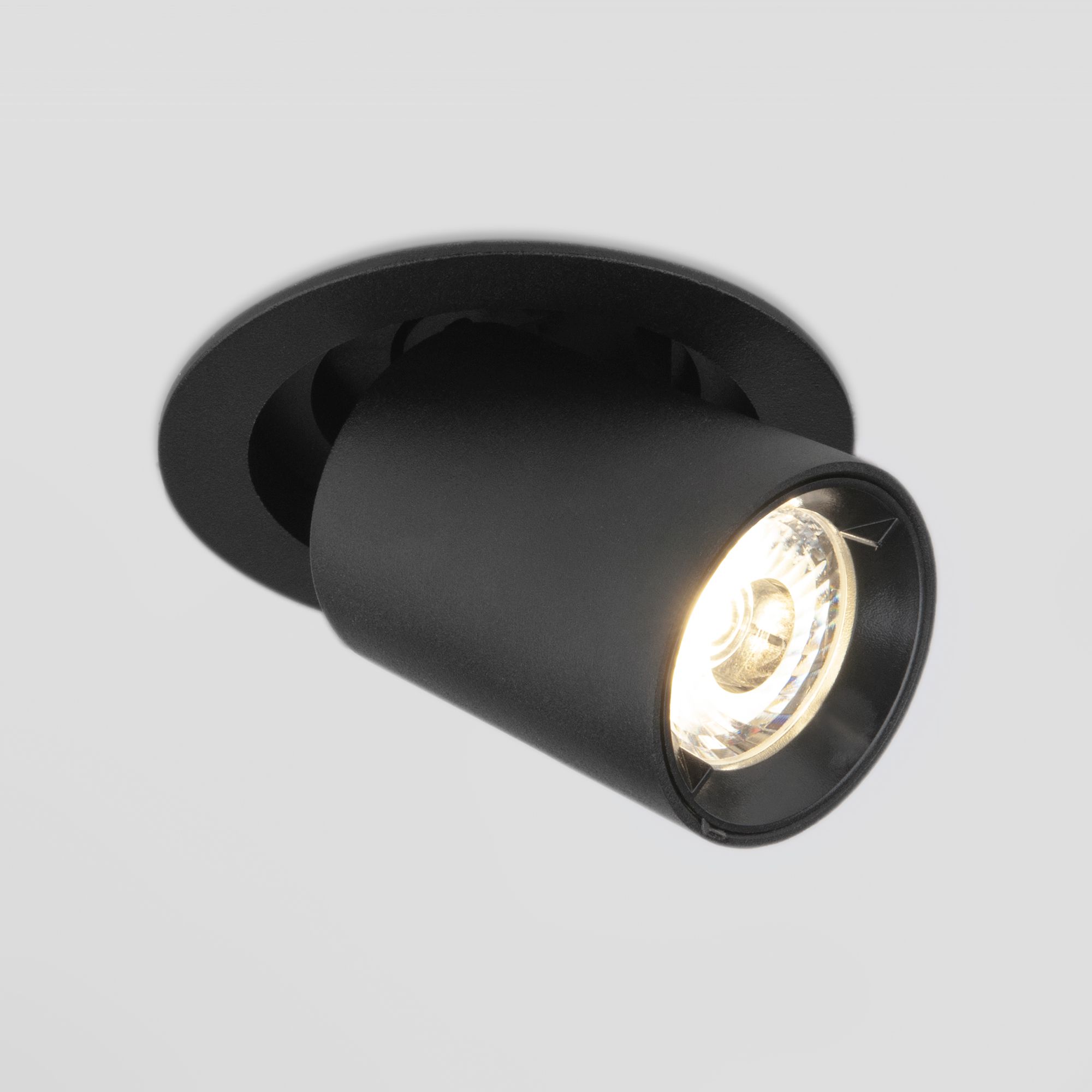 Встраиваемый точечный светодиодный светильник 9917 LED 10W 4200K черный матовый Elektrostandard