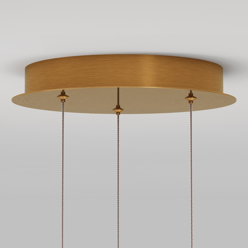 Каскадная люстра 25*25*316 см, 3* LED, 3000К, Maytoni Sapphire MOD293PL-L18BS3K латунный