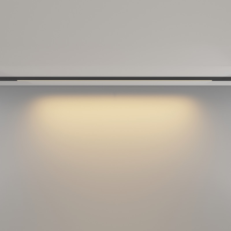 Трековый светильник 90*0,5*1,2 см, LED 15W 2700K Maytoni Technical Accessories for tracks Levity Basis TR190-1-15W2.7K-B черный