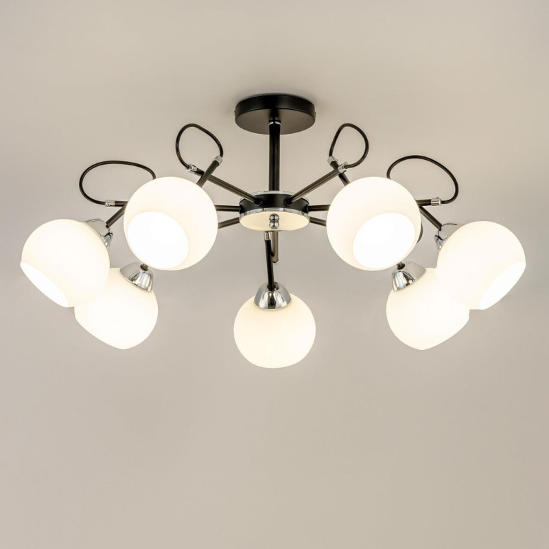Люстра 72 см Citilux Стивен CL141271 черная