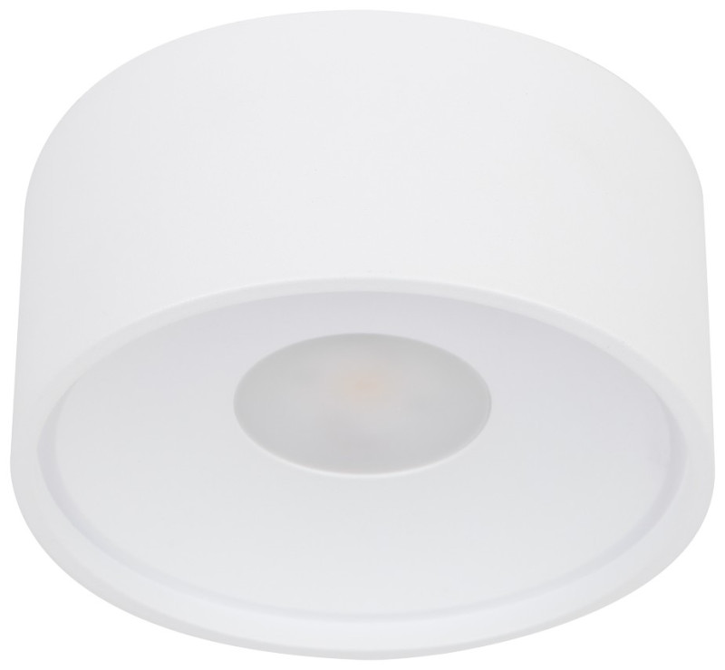 Влагозащищенный светильник 7,6*7,6*5 см, LED, 7W, 3000К, Wertmark  WTA.O01.007.30.07 белый