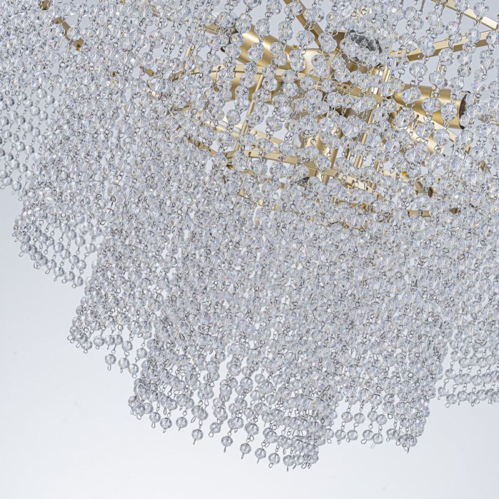 Люстра на штанге 55 см, Favourite Fringe 4762-7P, золото