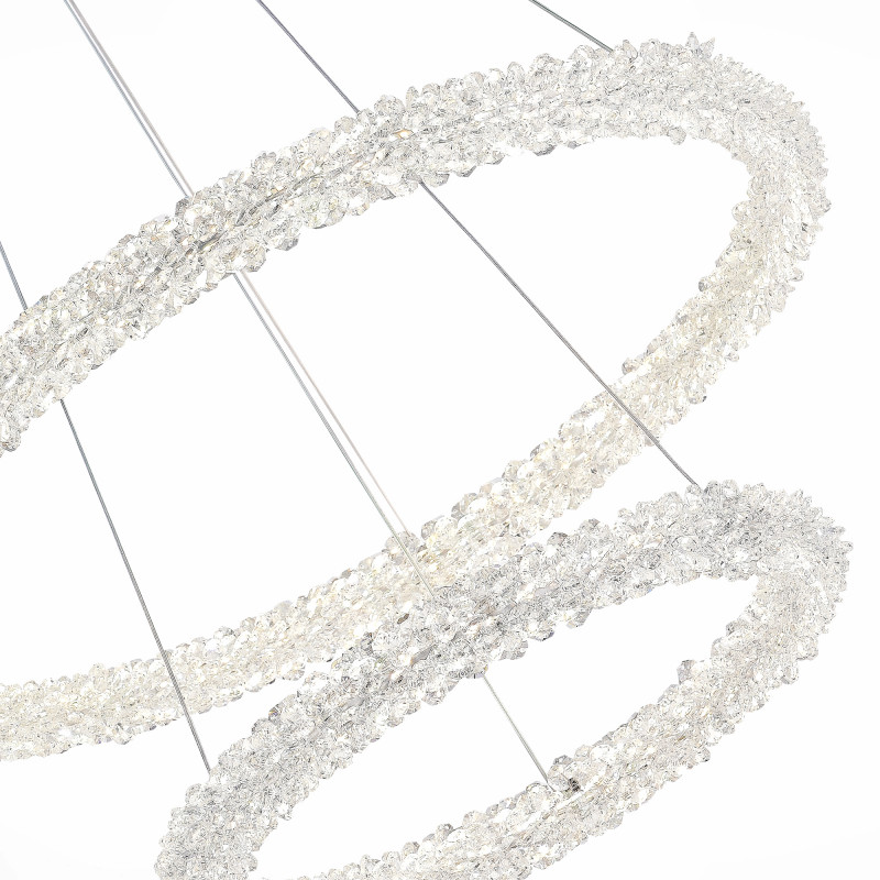 Люстра подвесная 60 см, 55W 3000 - 6500K ST LUCE AVANA SL6110.203.02 Золотистый