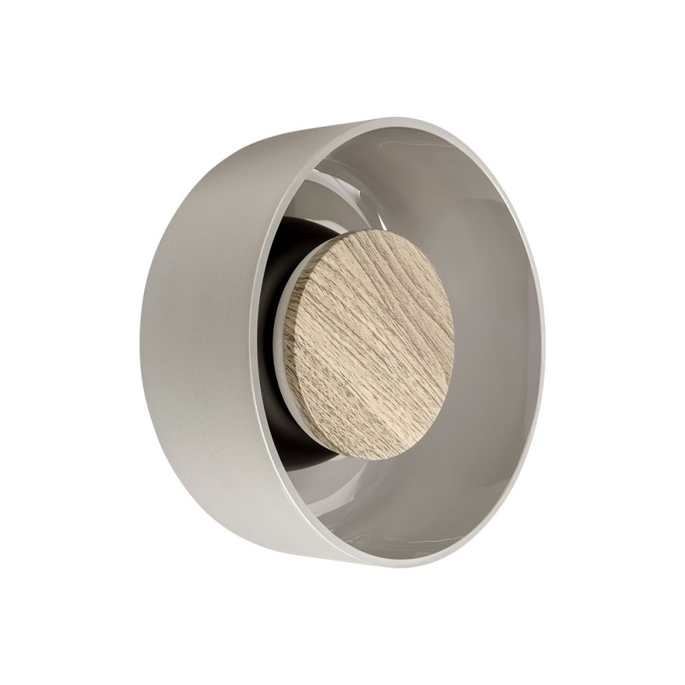 Настенный светильник 17 см, 6W, 3000K, LOFT IT Totem 10466W Smoke matte wood, дерево