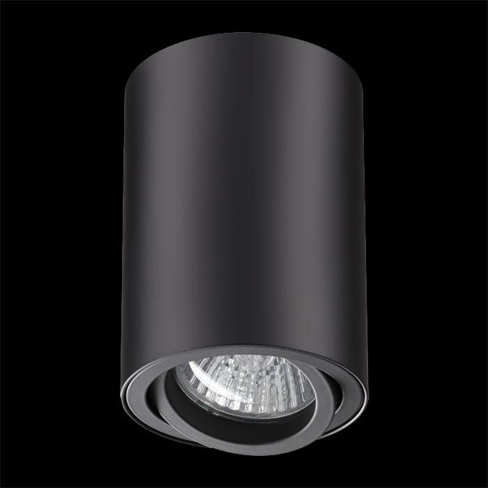 Светильник 7*7 см, GU10 50W, Novotech Pipe 370418 черный