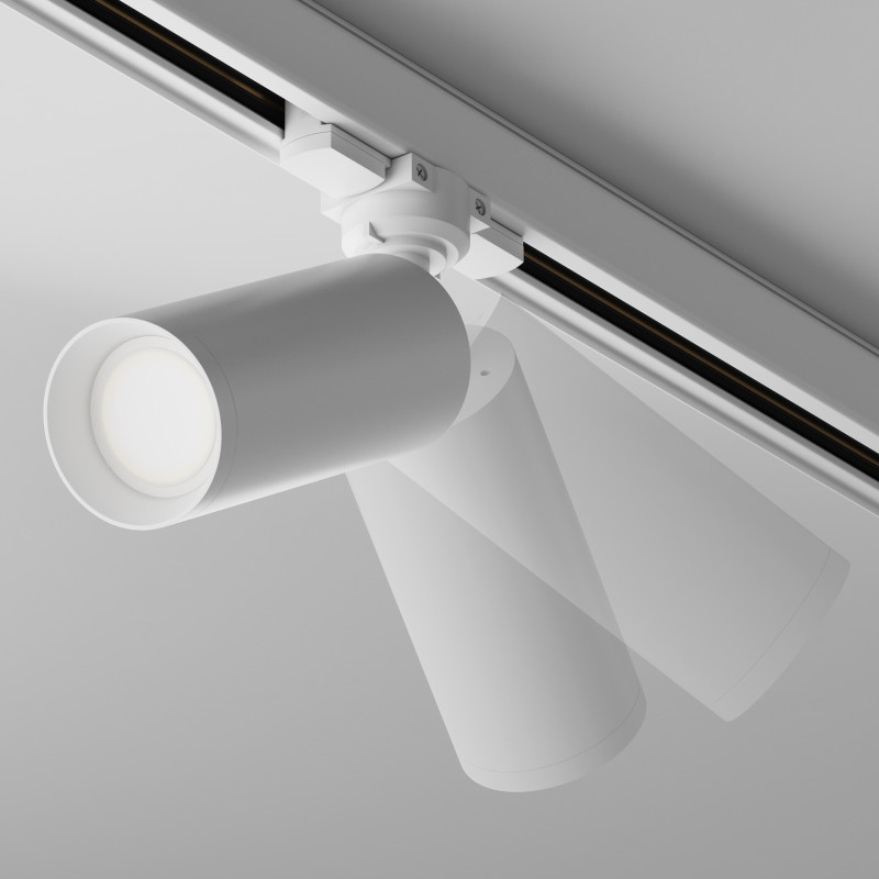 Трековый светильник трехфазный Maytoni Technical Focus TR028-3-GU10-W Белый