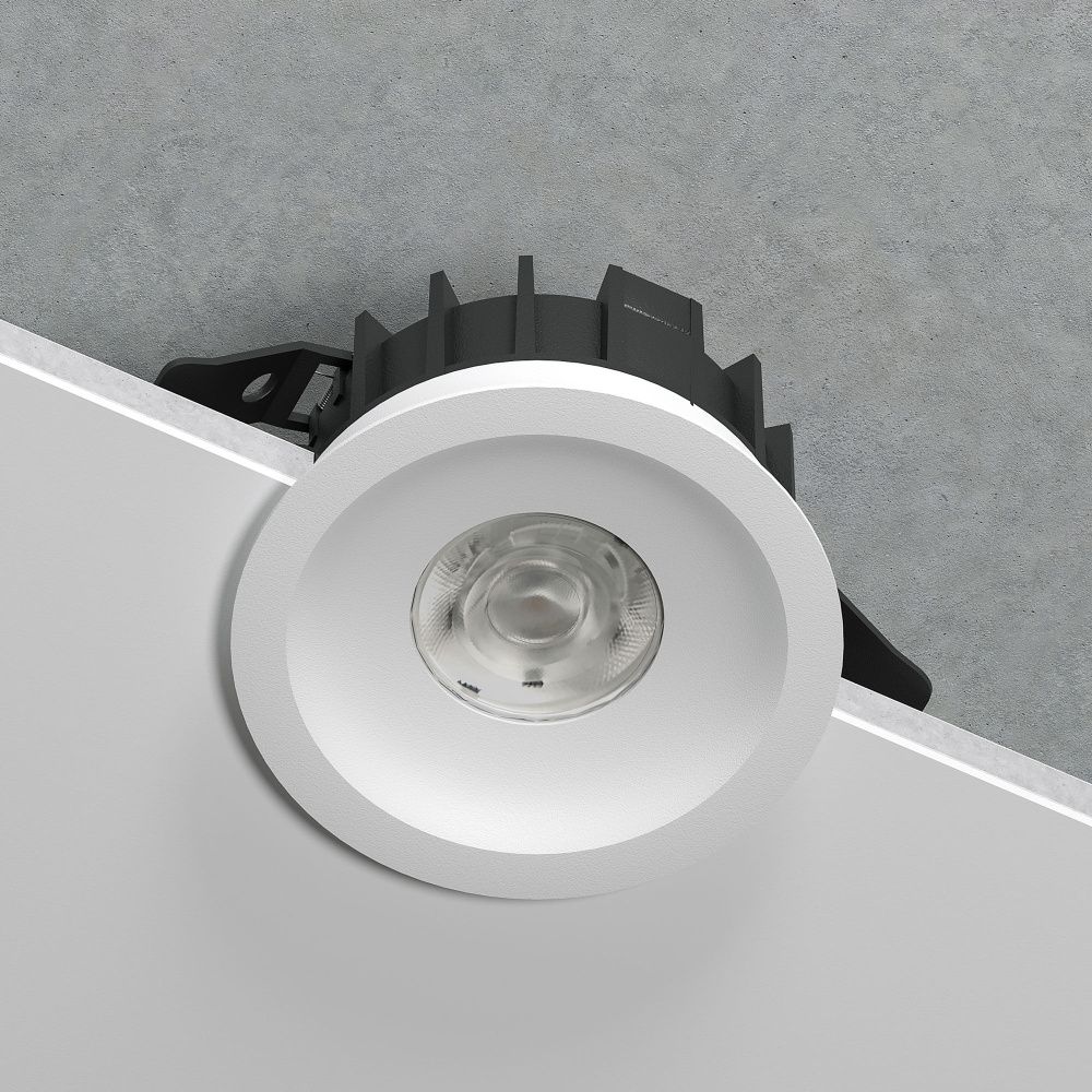 Потолочный акцентный светильник 11*11*5 см, LED, 15W, 4000K, Elektrostandard Combi 25068/LED, белый