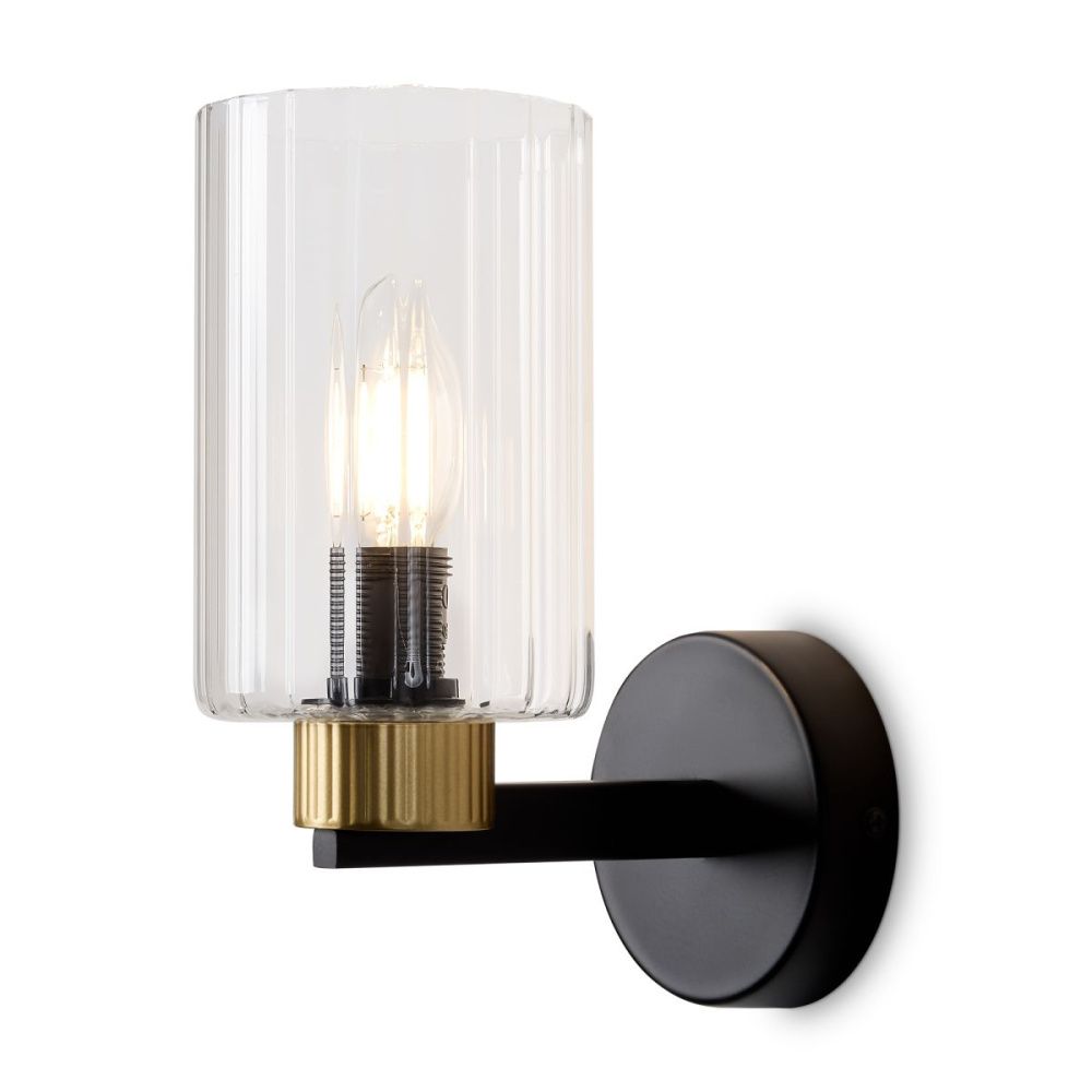 Бра 23 см, Freya Ombre FR2051WL-01BBS1, черный