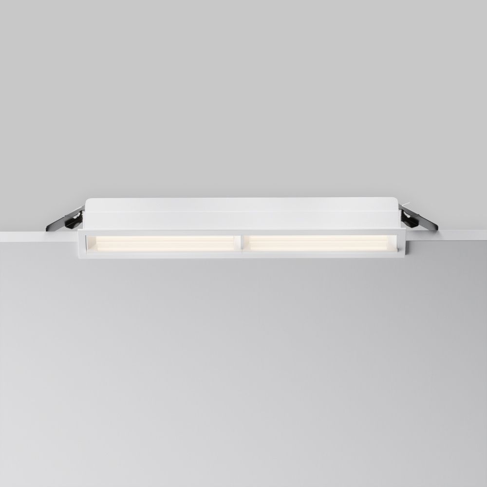 Встраиваемый светильник  DL100-12W2.7-3-4K-W 22,6*2,9*-3,5 см, *LED*12W, 4000K, Maytoni technical Parete DL100-12W2.7-3-4K-W, Белый
