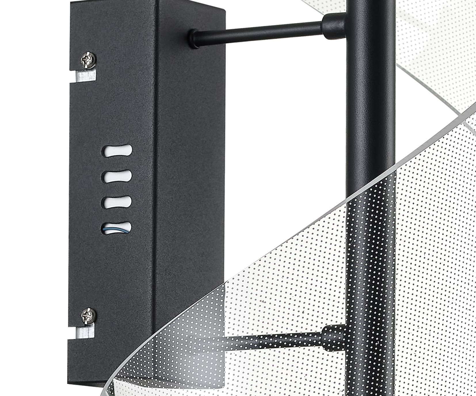 Бра 60*22 см, 14W, 4000K, Kink Light Илина черный, 08042,19