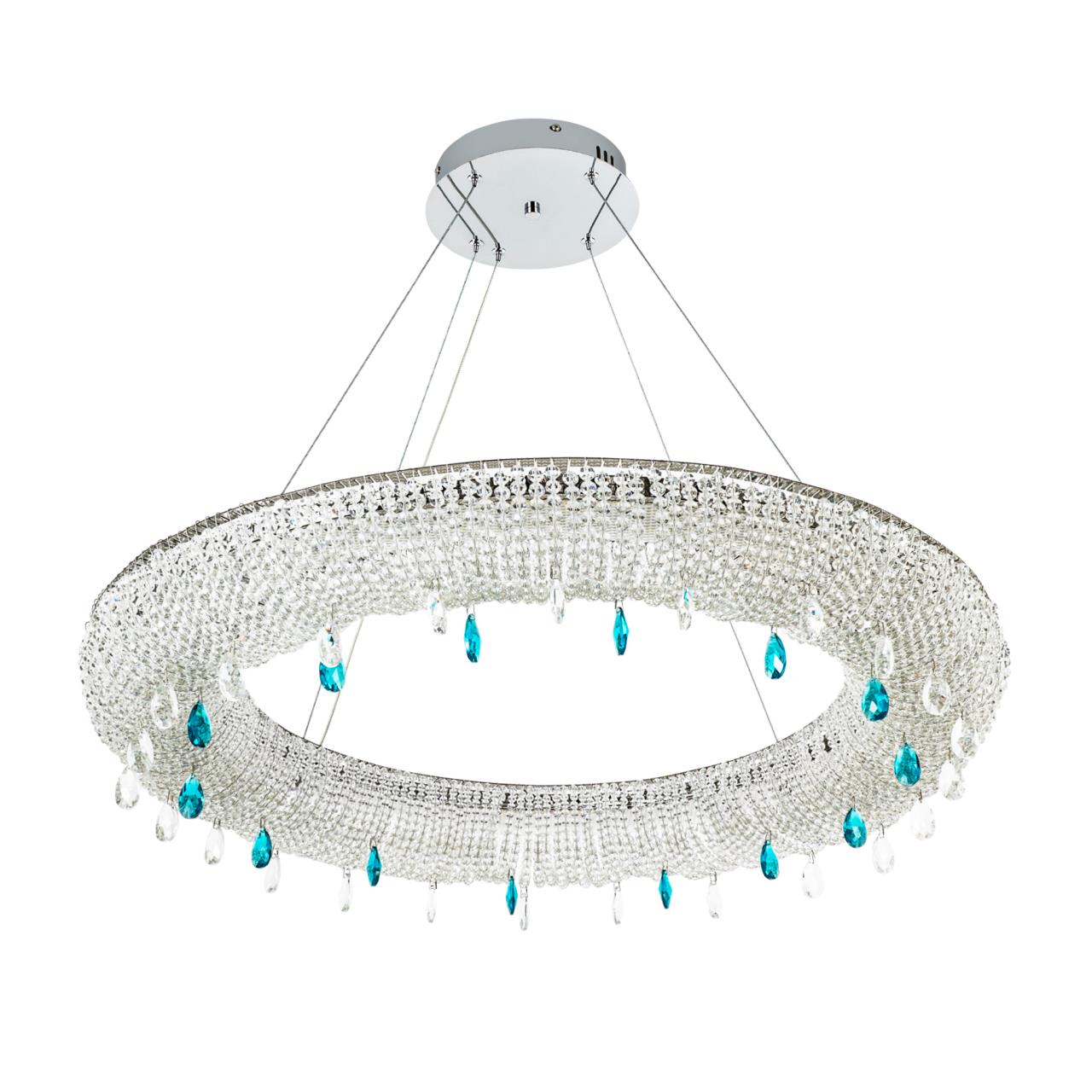 Подвесная люстра 80*80*110 см, LED 65W, 3000 / 6000K, Хром MODELUX ML.2306.800