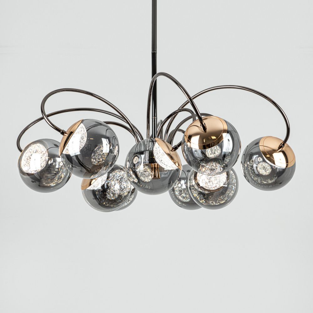 Светильник 80 см, *LED*105W, 3000-6000K, Modestyle  MS.2522.800, Чёрный, Золото