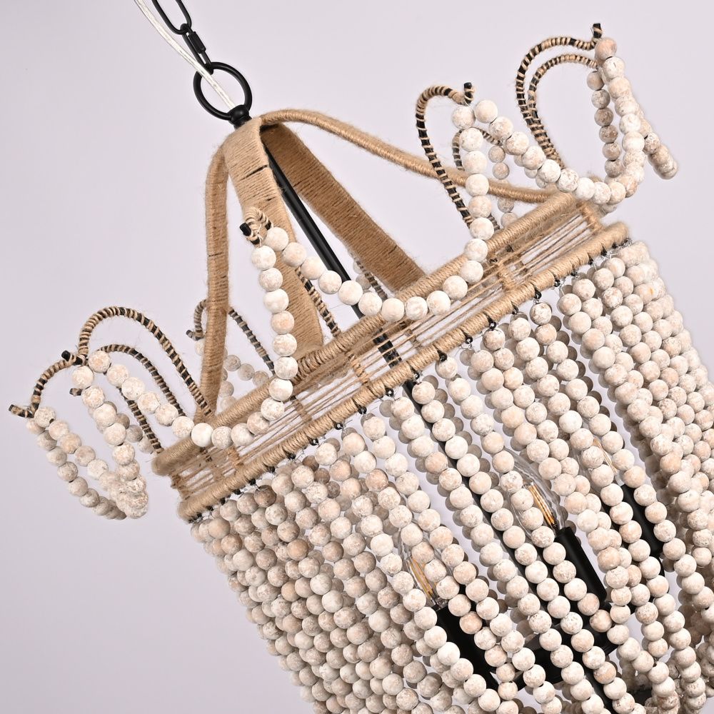 Подвесная люстра Adelin Chandeliers 57*57*90 см, 5*E14*40W, ImperiumLoft 40.3181-2, Бежевый