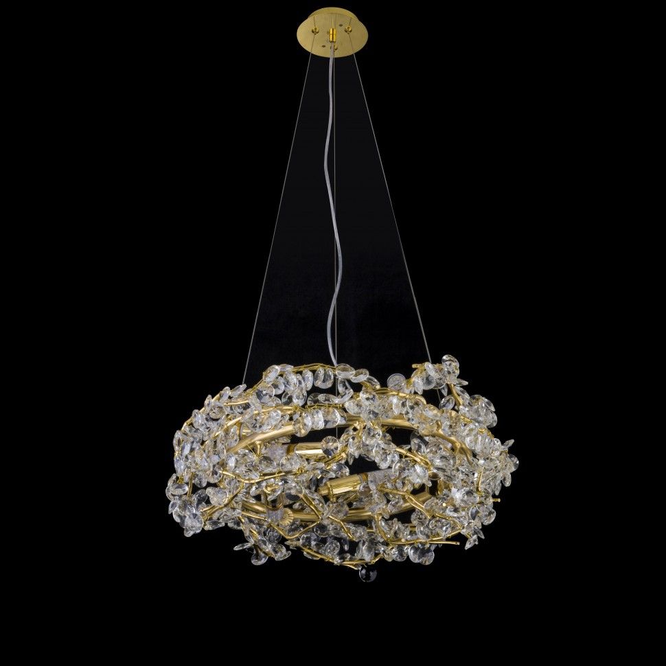 Подвесной светильник 60*30-130 см, 8*Е14*320W, K, iLamp Savage 9065-D600 GD, Золото