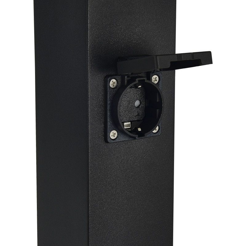 Уличный блок розеток 13*13*29,5 см, ST-Luce Socket SL9012.405.00, черный