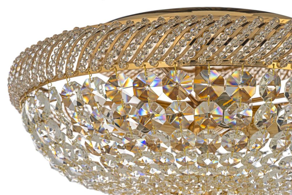 Люстра *45*30 см, 6*E27*60W, Dio D`arte Bari Gold Bari E 1.2.45.100 G, Золото