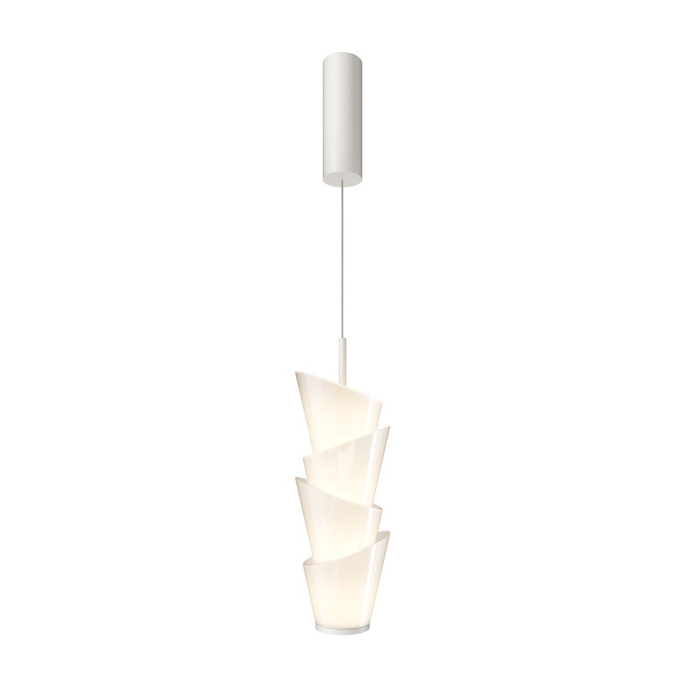 Подвесной светильник 13,5*15*72-362 см, LED*14W, 3000K, Maytoni Seoul MOD374PL-L28W3K, Белый