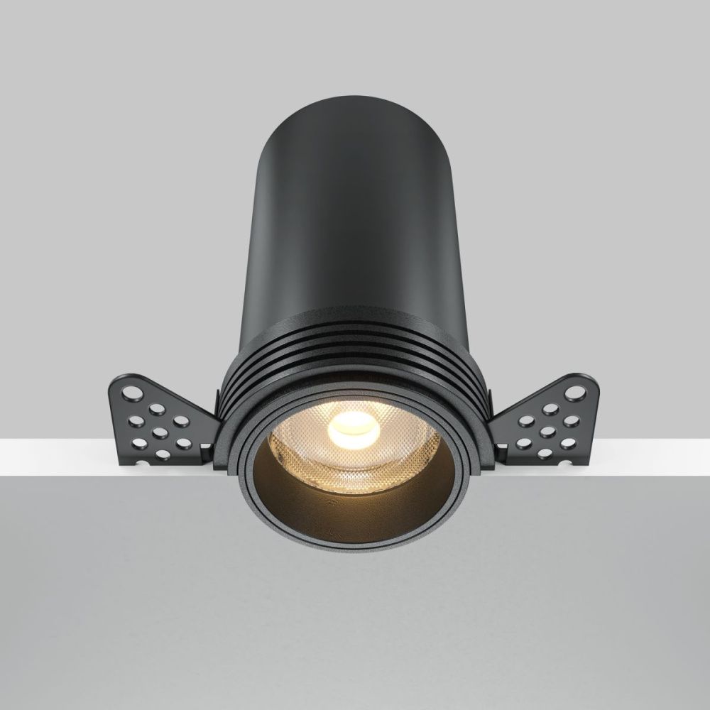Встраиваемый спот 6 см, 12W, 3000K, Maytoni Technical Focus Led DL125-L12-3K-TRS-B, черный