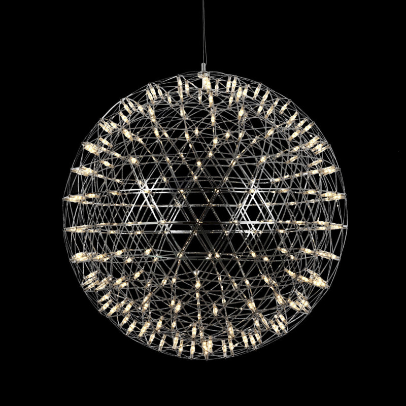Подвесной светодиодный светильник Loft IT 9027-89, 76W LED, 3000K, диаметр 89 см, хром