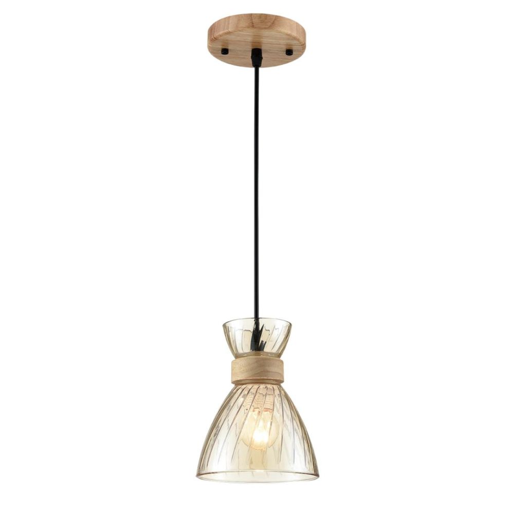 Светильник подвесной 80 см, 1*E27*60W, Lumion Mirabela 8051/1A, бежевый