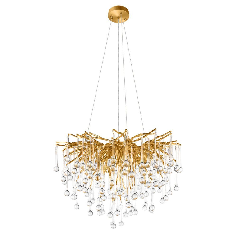 Люстра *60*45 см, 10*G9*5W, Loft It Drops 10377/600, Золото