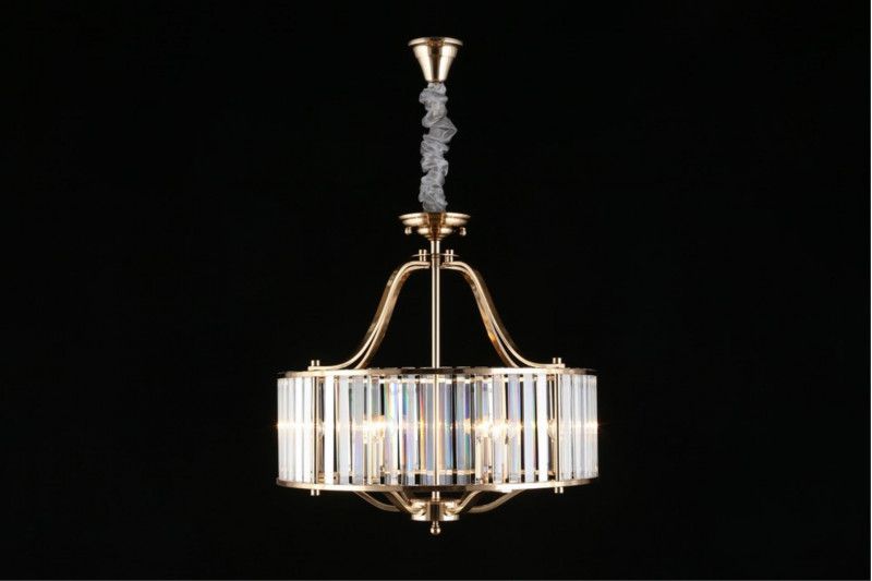 Подвесная люстра 60*60-158,5 см, 6*E14, 40W, Aployt Romen APL.809.03.06, золотой