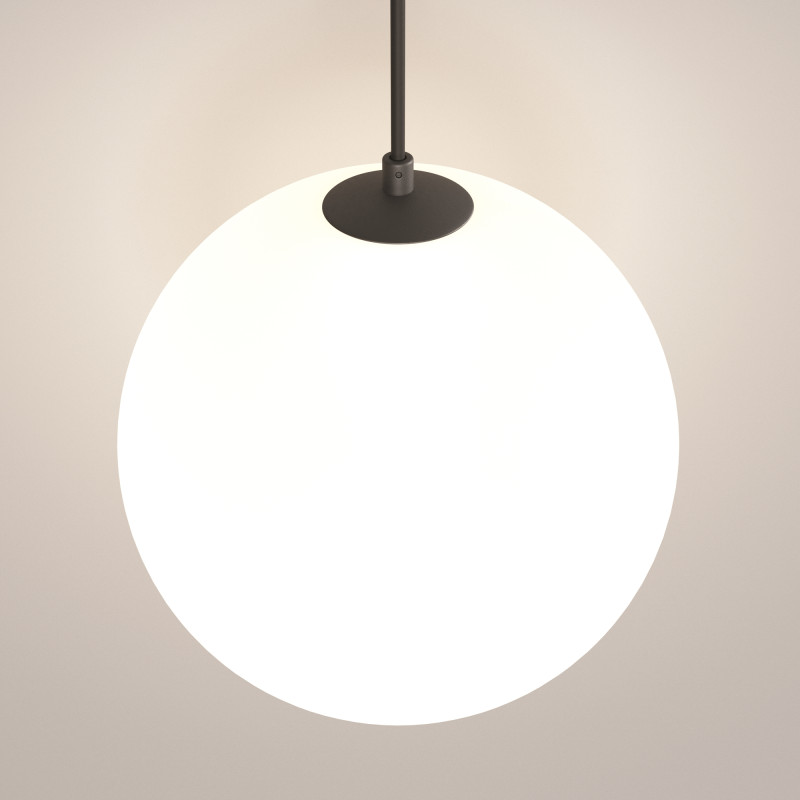 Светильник 20 см, 5W, 4000K, Maytoni Luna P039PL-5W4K-20INS-B, черный