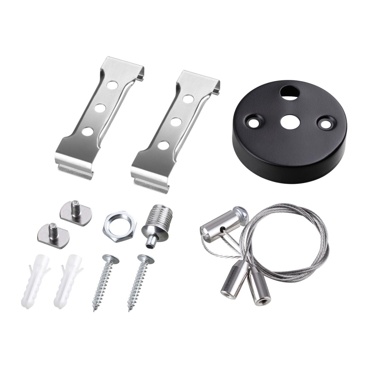 359121 OVER NT23 000 черный  Подвесной комплект для арт. 359116-359117, длина троса 2м IP20 BITS