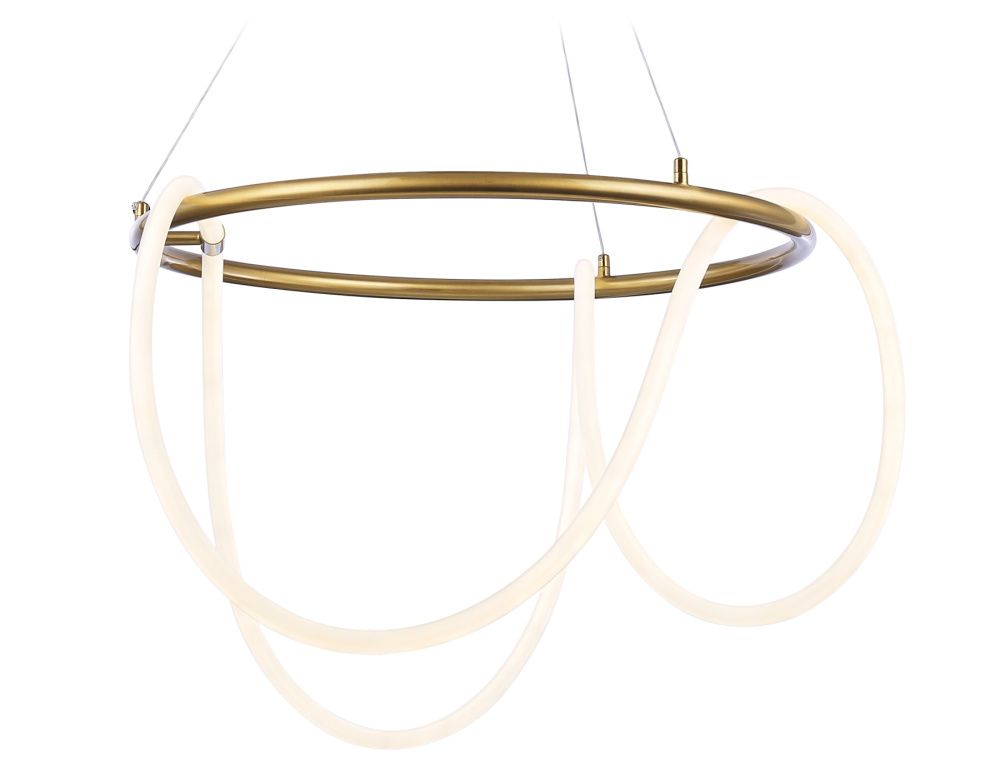 Светильник подвесной 60*120 см, LED 74W, 3000К, латунь Ambrella Comfort Line FL10503