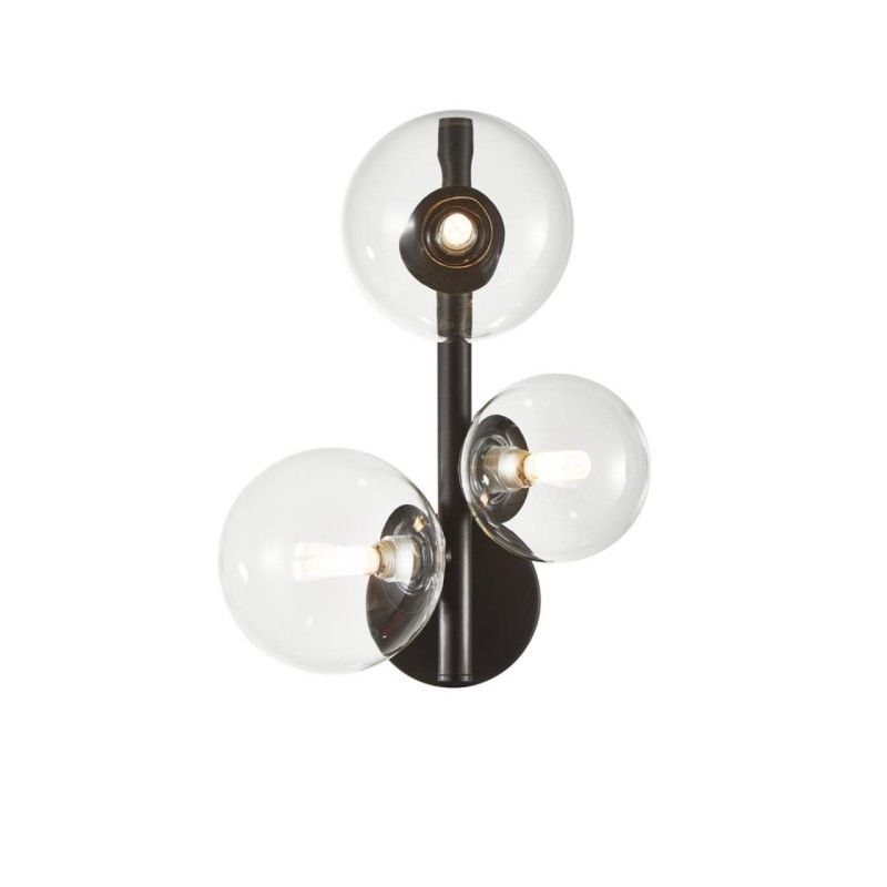 Бра 19*23*32 см, 3*G9, 5W, Aployt Feliche APL.334.01.03, черный