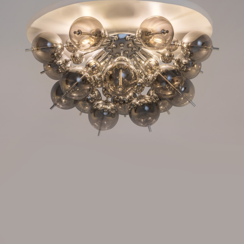 Потолочная люстра Maytoni Bolla MOD133CL-04CH, диаметр 64 см, хром