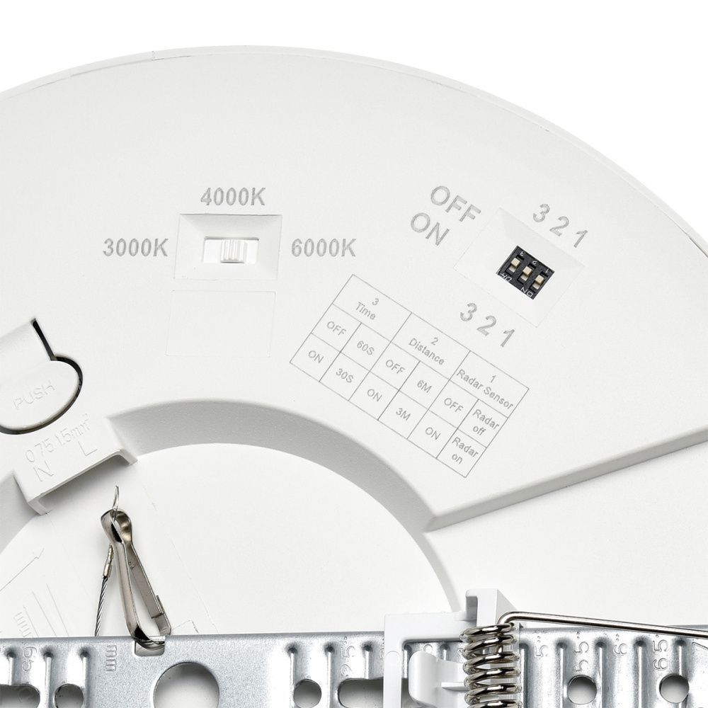 Светильник 17 см, 12W, 3000-6500K, Sonex 7790/12L, белый