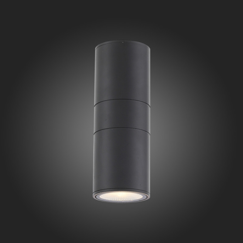Светильник уличный настенный 9 см, 16W, 4000K ST LUCE TUBO2 SL074.401.02 Черный