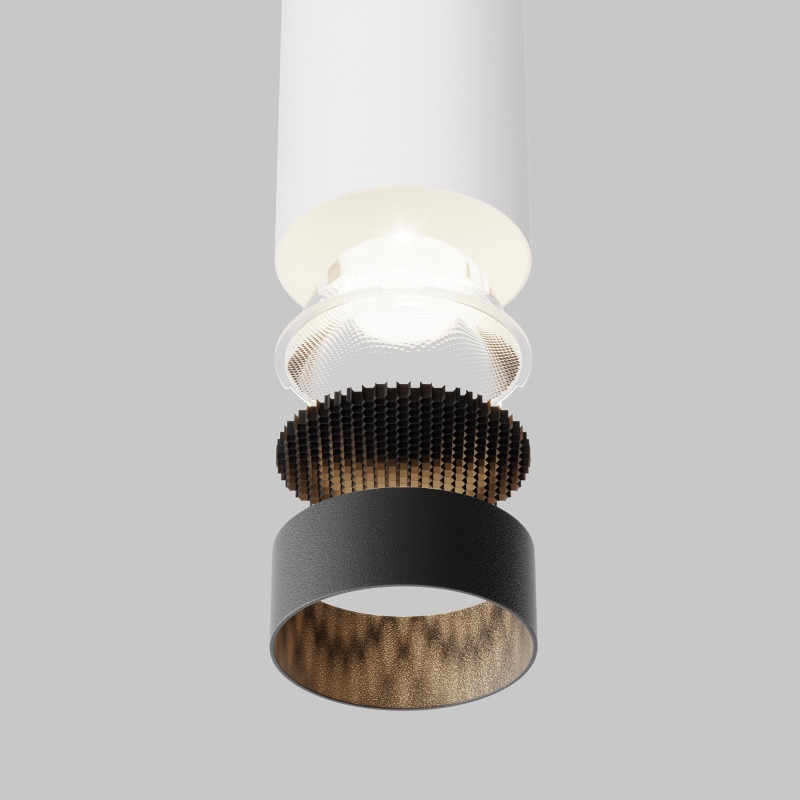 Подвесной светильник  5,2*30 см, LED 12W, 4000К, Белый Maytoni Focus LED P072PL-L12W4K-1