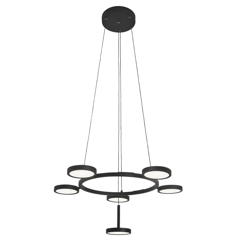Светильник 70 см, 48W, 4000K, Crystal Lux CLT 027C6 D700 BL, черный