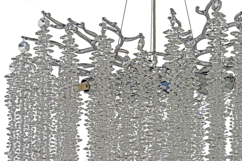 Люстра подвесная *60* см, 8*G9*40W, Dio D`arte Tavenna Nickel Tavenna H 1.5.60.100 N, никель