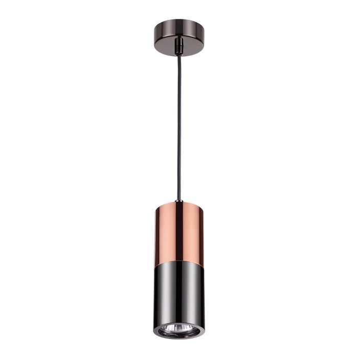 Подвесной светильник Odeon Light Duetta 3583/1  Черный, Медь, диаметр 6.3 см