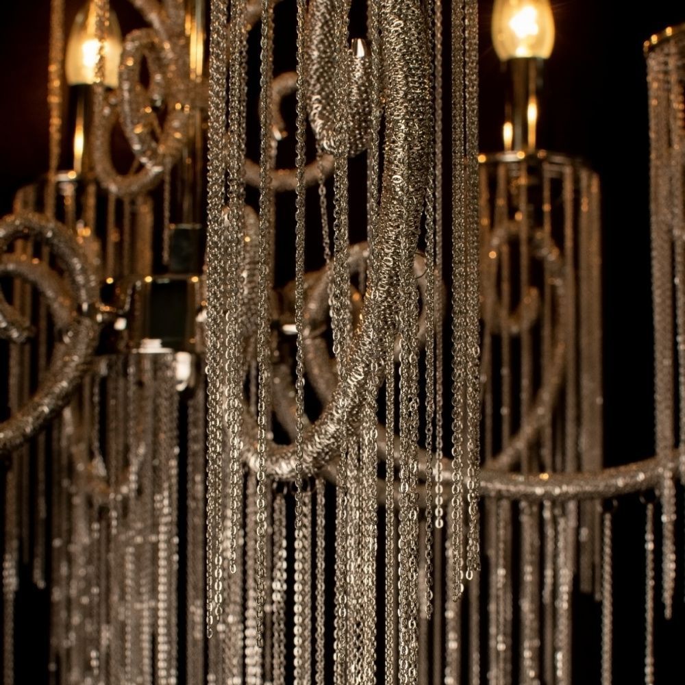 Подвесная люстра 64 см, Loft IT Wonderland 10405/6, никель