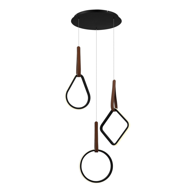 Светильник подвесной SHAPE 1*LED*36W 4000K ST LUCE SL6131.403.36 черный