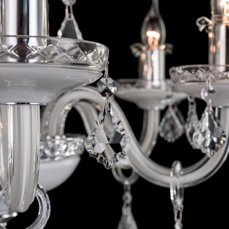 Люстра Citilux CL352160 Марена, диаметр 60 см, белый